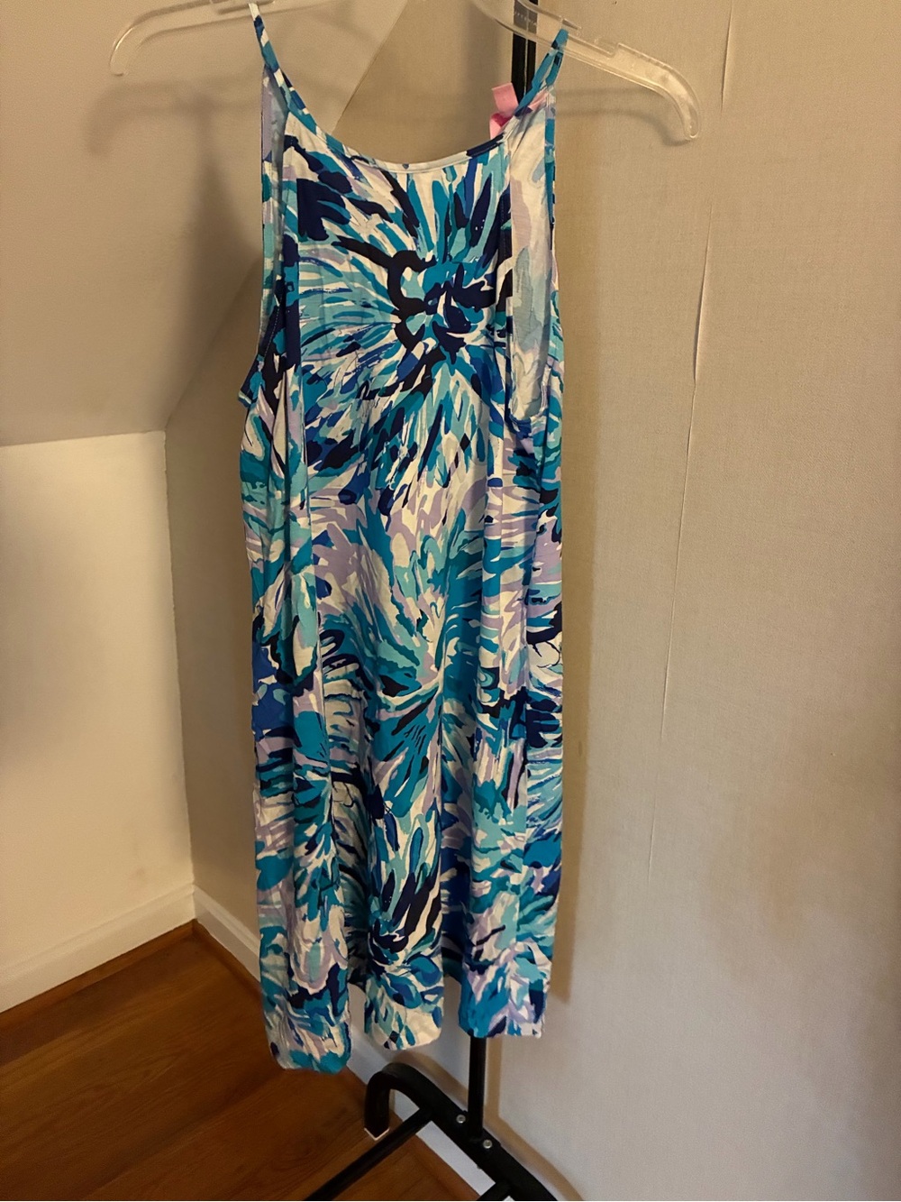 Lilly Pulitzer Blue Multi Floral Dress - XS